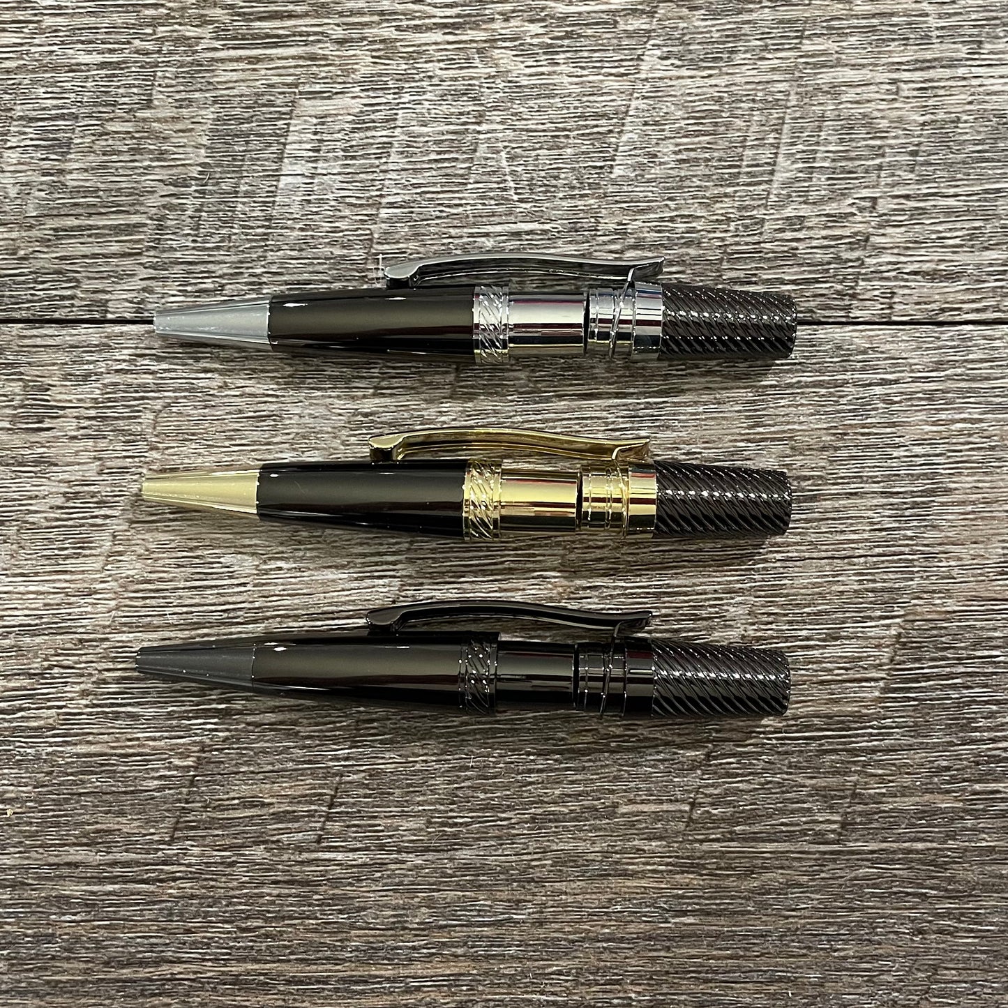 Swirled Flat Top 27/64ths Pen Components