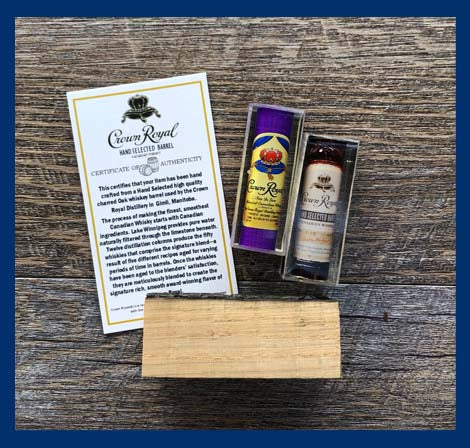 Crown Royal Whiskey Barrel Set