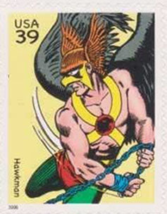 Superhero Comic US Postage Stamp