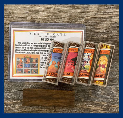 King of the Jungle Postage Stamp & Wood JR Set