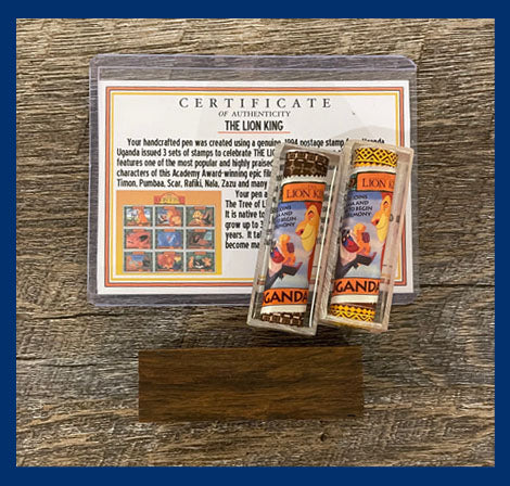 King of the Jungle Postage Stamp & Wood JR Set