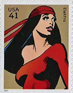 Superhero Comic US Postage Stamp