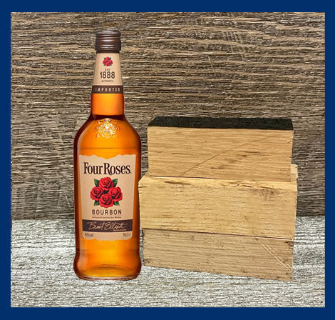 Four Roses Whiskey Barrel Set