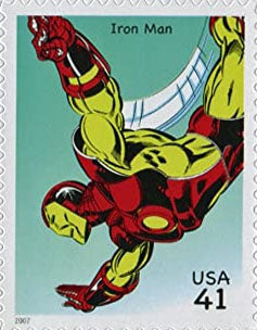 Superhero Comic US Postage Stamp