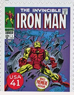 Superhero Comic US Postage Stamp