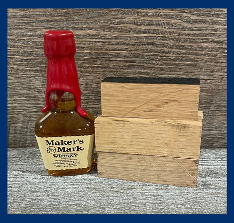 Makers Mark Whiskey Barrel Set