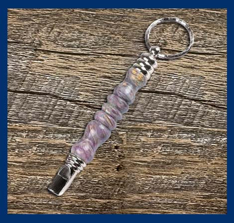 Secret Compartment Whistle Key Chain