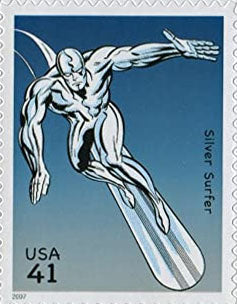 Superhero Comic US Postage Stamp