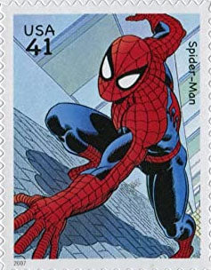 Superhero Comic US Postage Stamp