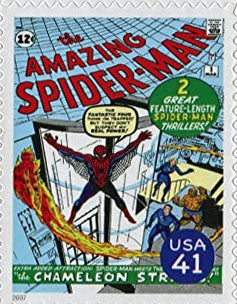 Superhero Comic US Postage Stamp