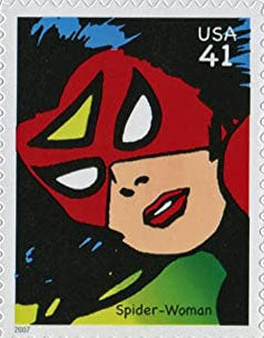 Superhero Comic US Postage Stamp