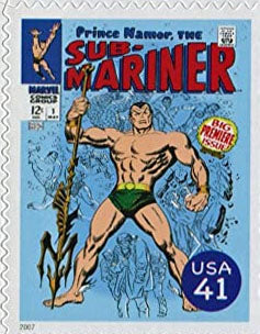 Superhero Comic US Postage Stamp