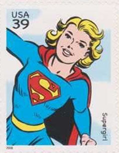 Superhero Comic US Postage Stamp