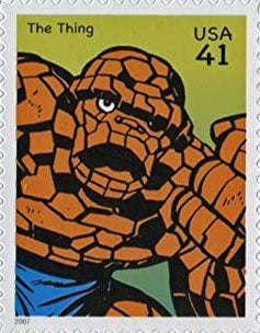 Superhero Comic US Postage Stamp