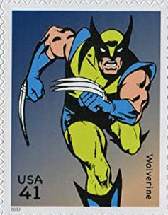 Superhero Comic US Postage Stamp